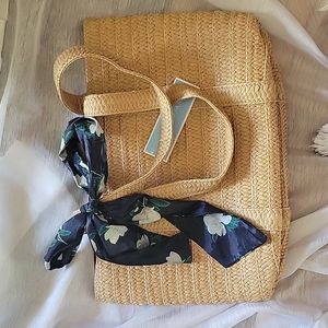 Draper and James Straw Bag